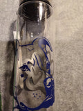 9" acrylic water bottle with customisable design - pitbull