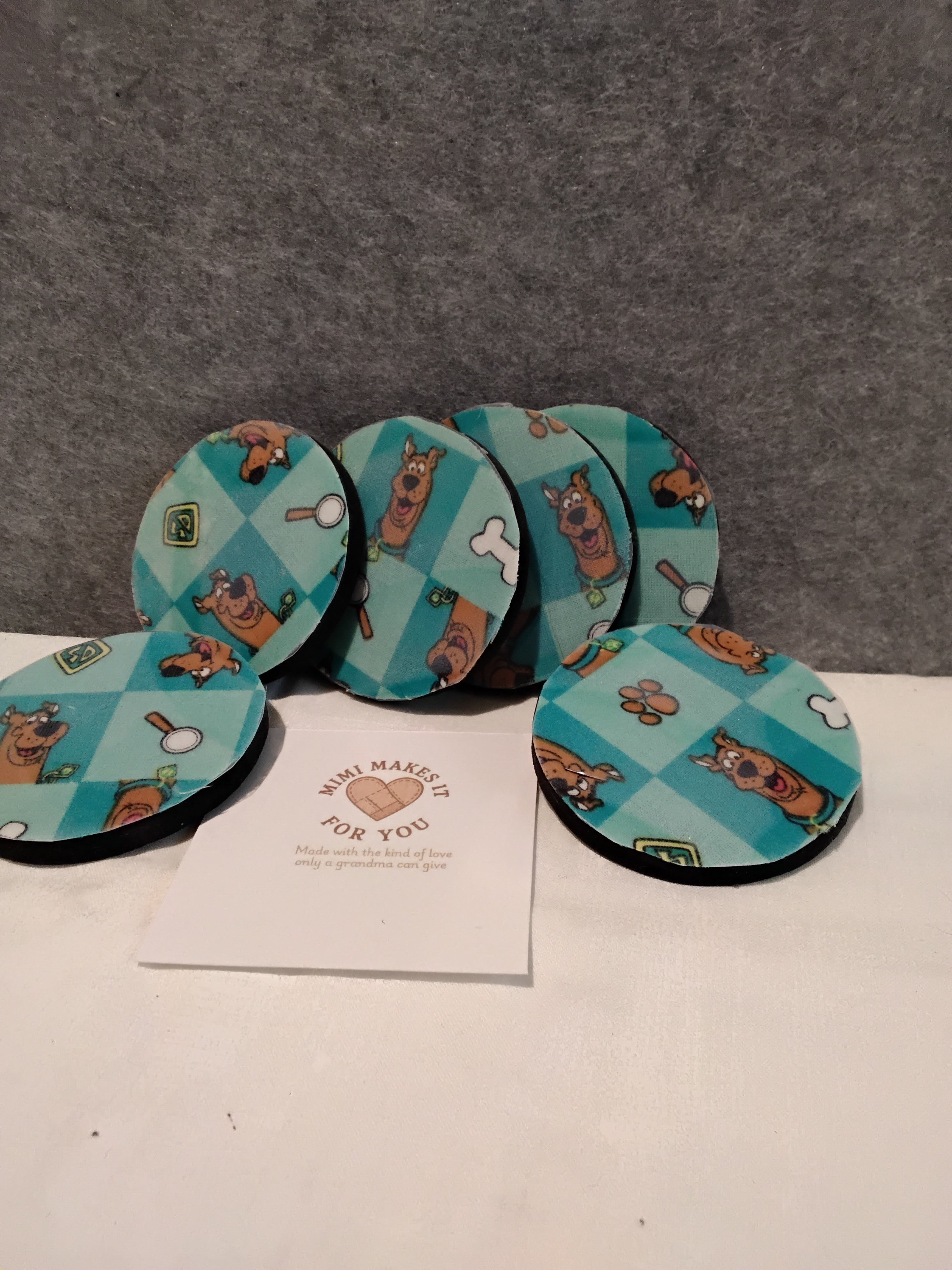 Scooby Doo Drink Coaster Set/Car Coasters