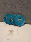 Bee Drink Coaster set/Car Coasters