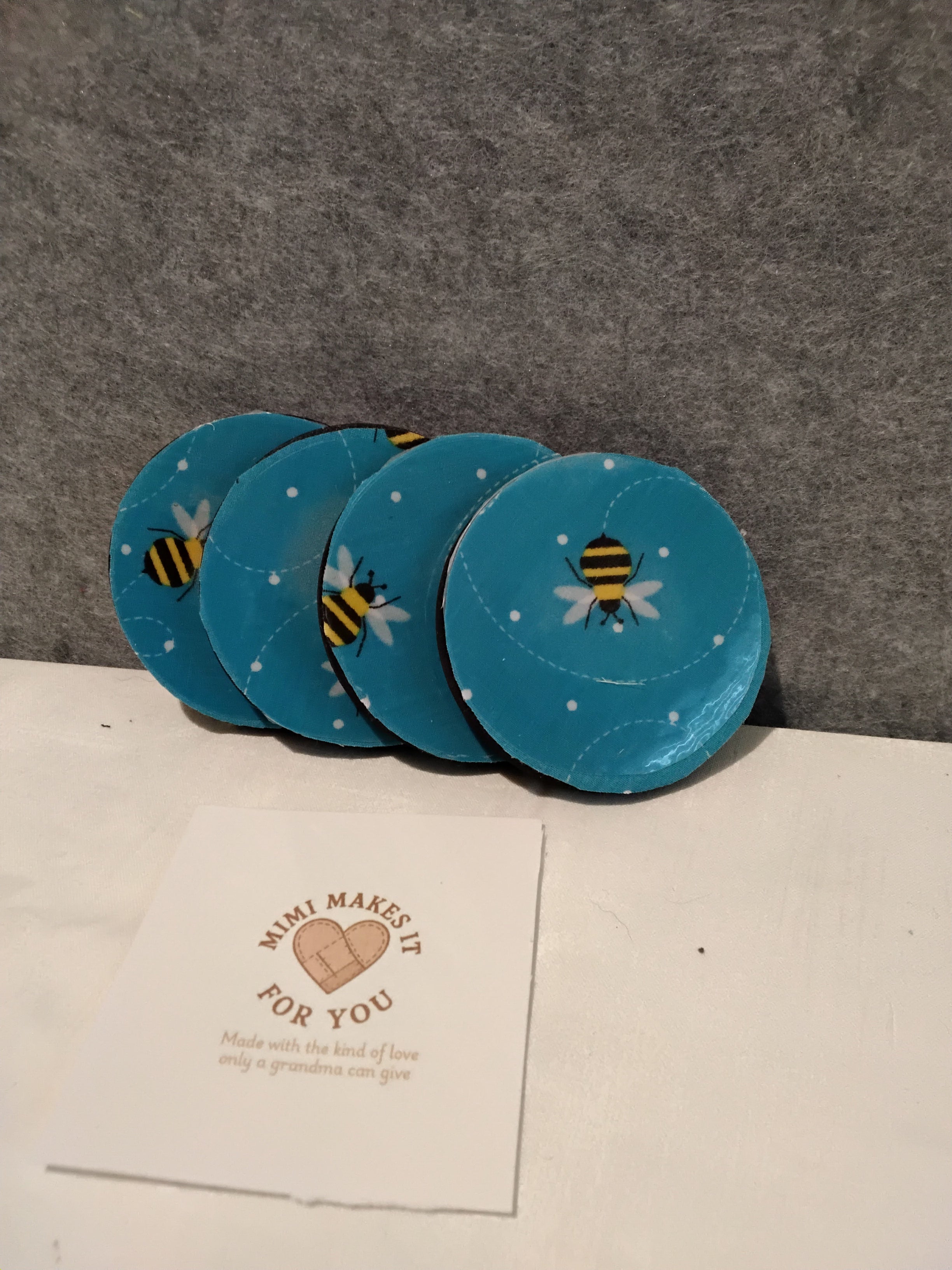 Bee Drink Coaster set/Car Coasters