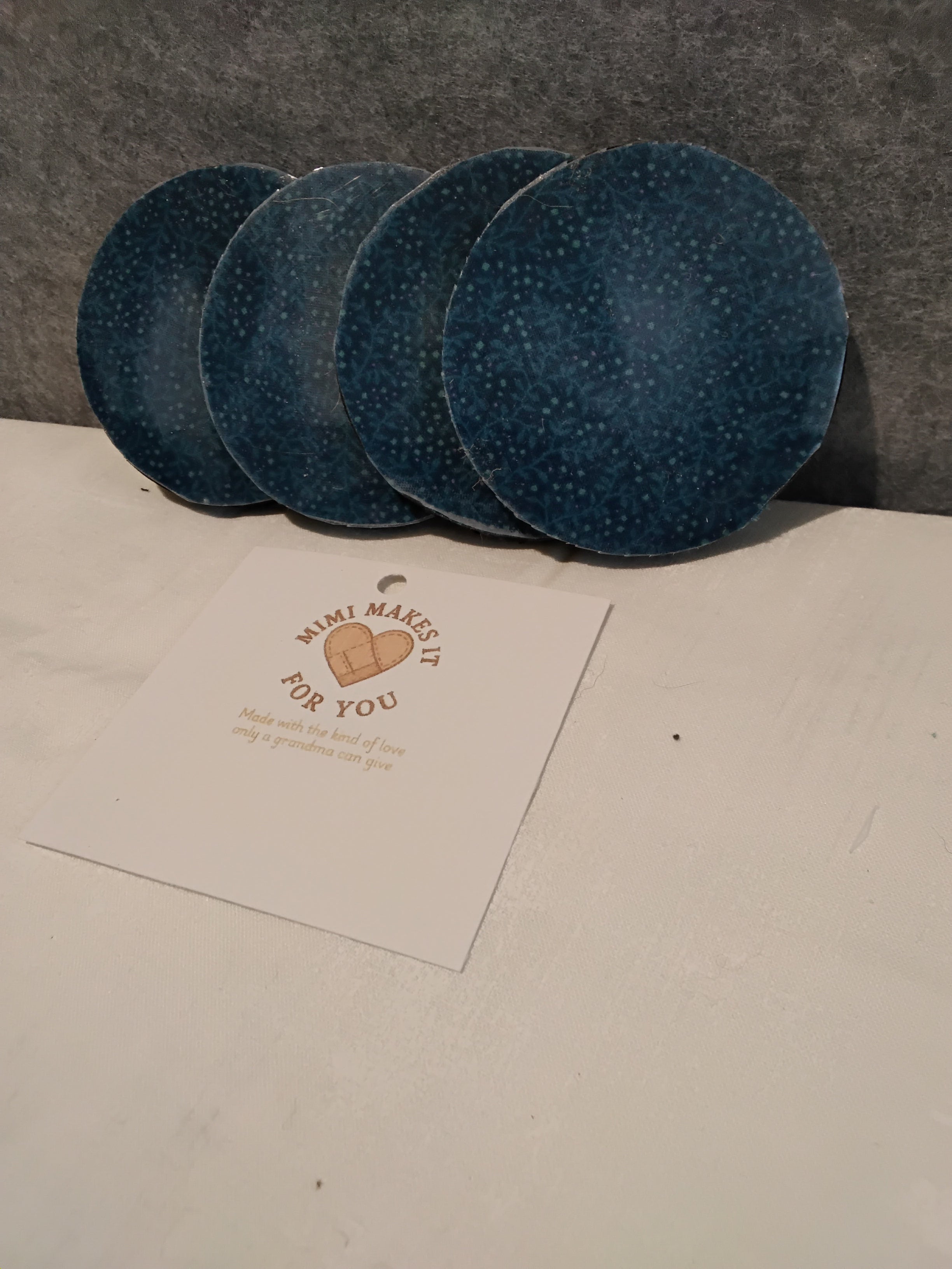 Blue Twinkle Drink Coaster set/Car Coaster