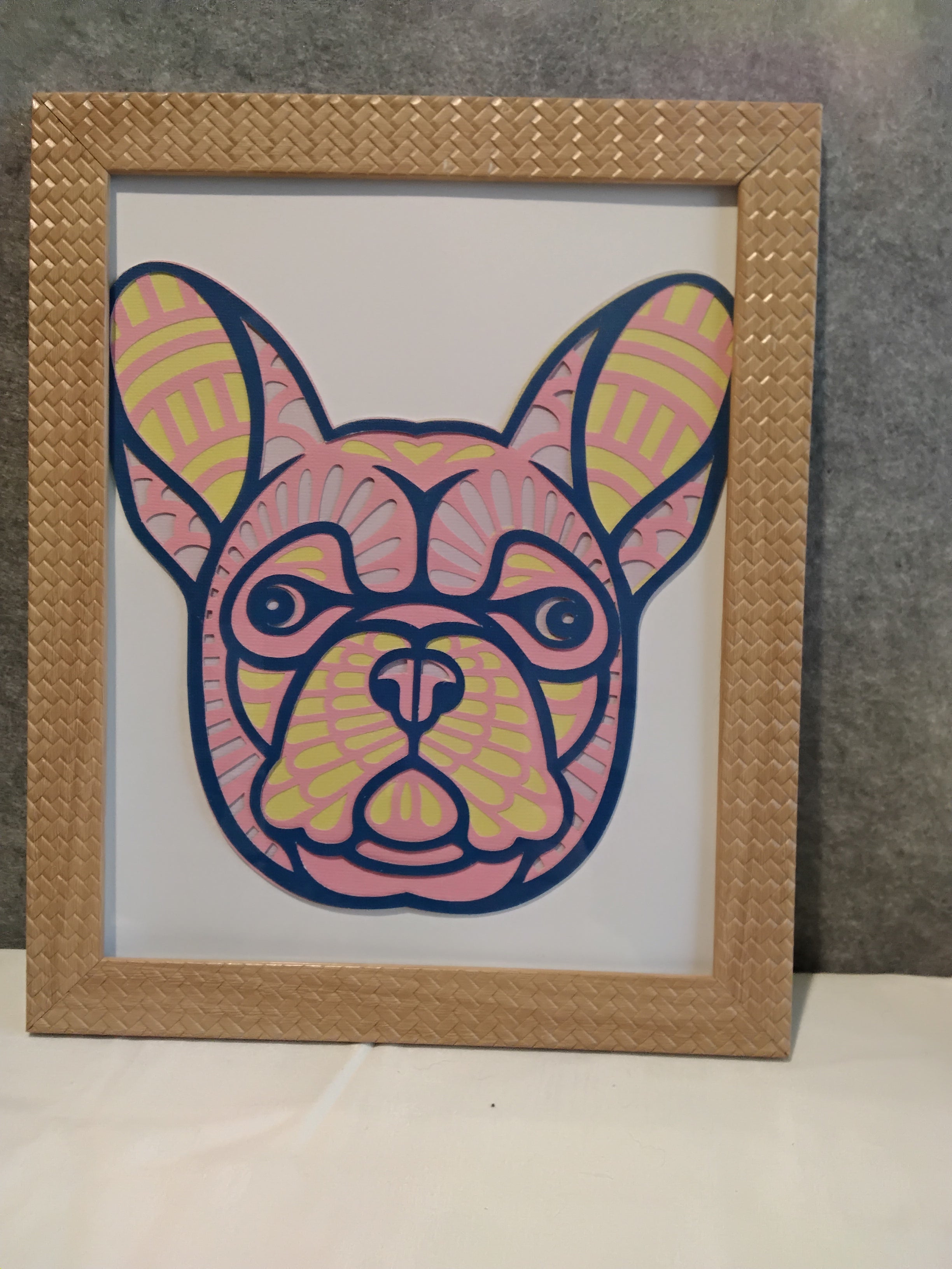 Artwork - Framed French Bulldog