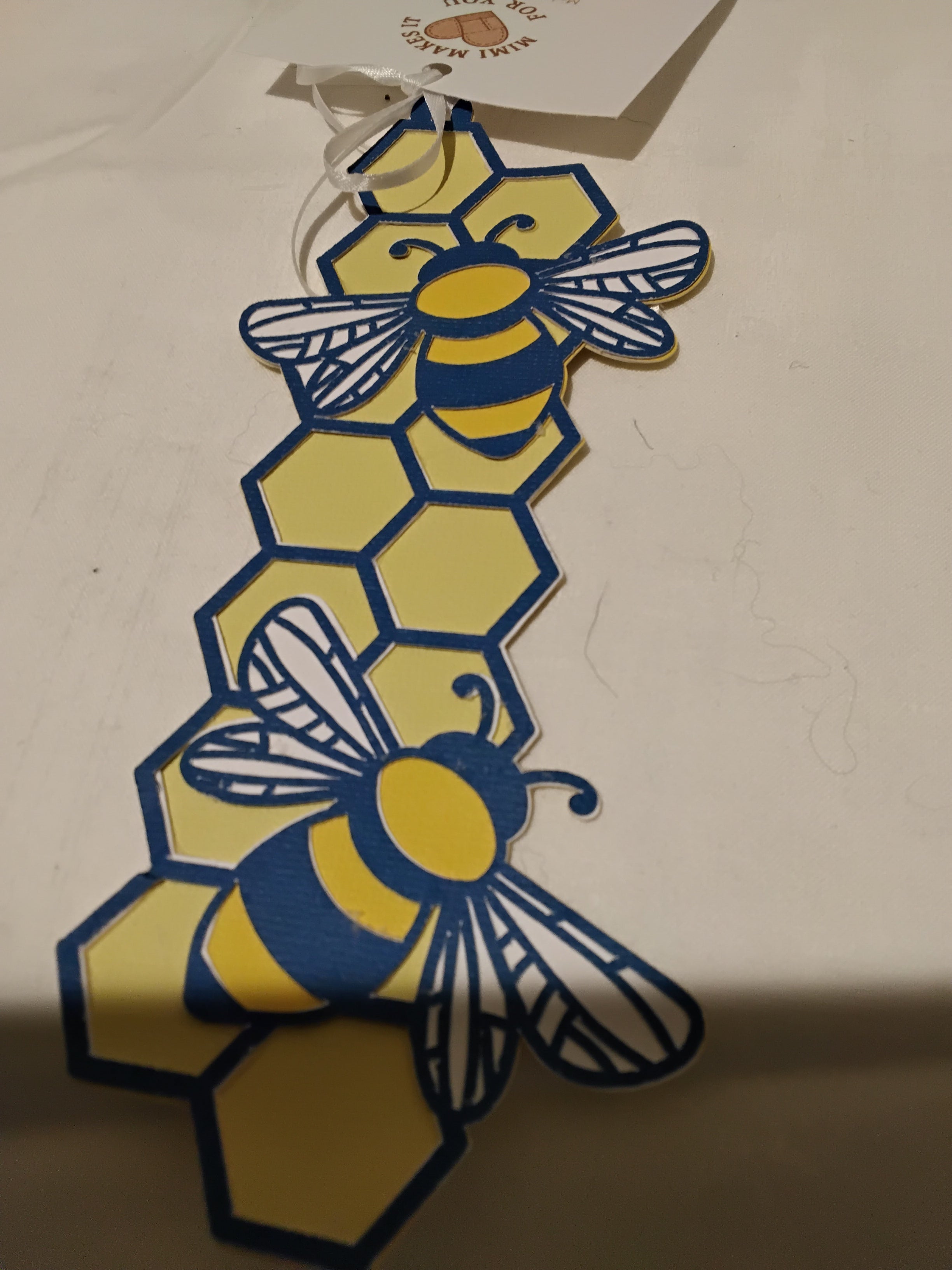 Bookmark - Layered Paper - Bee