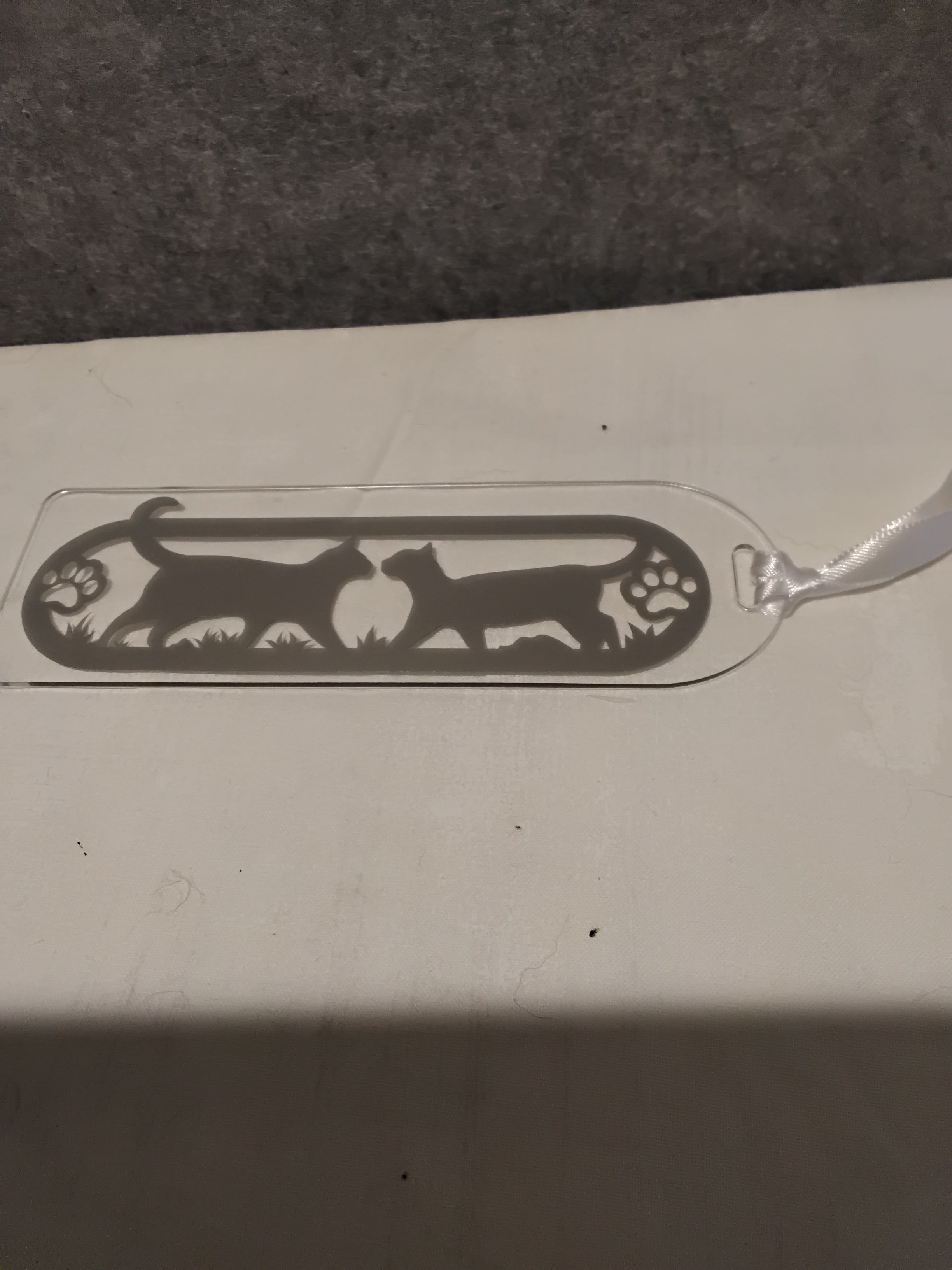 Bookmark - Acrylic - 2 cats