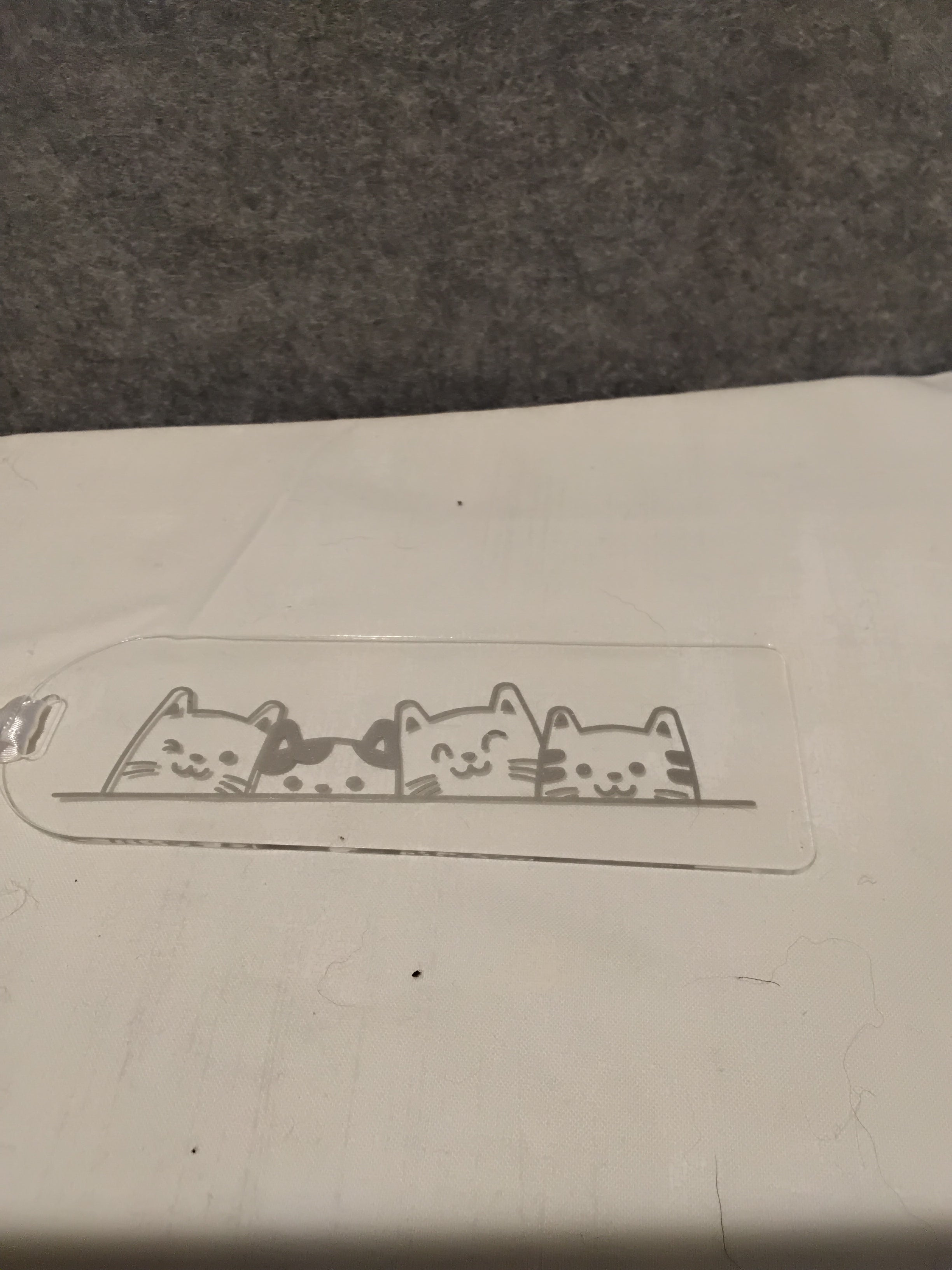 Bookmark - Acrylic - 4 cats