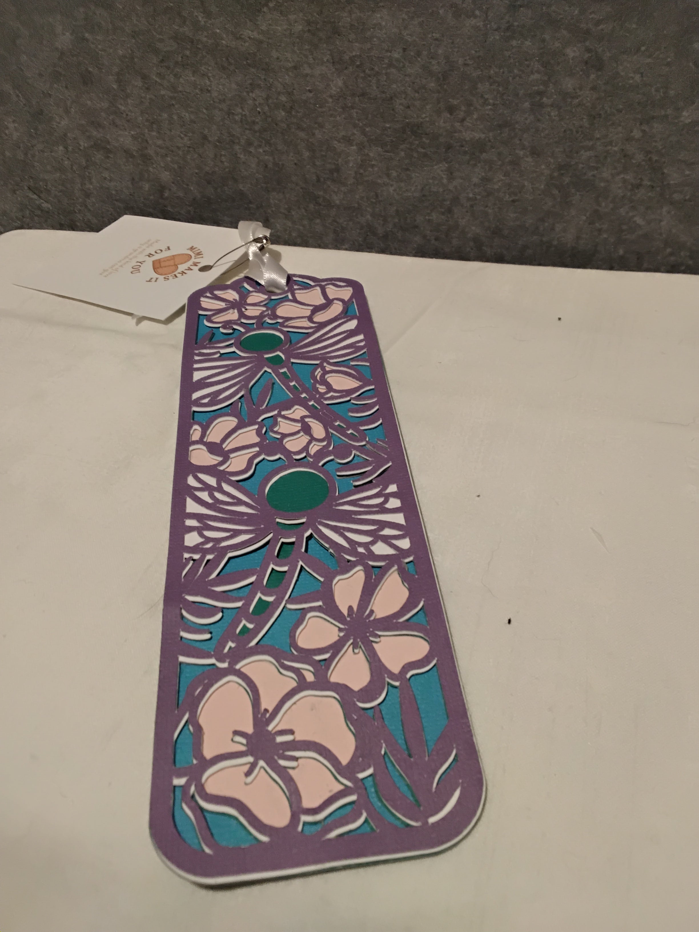 Bookmark - Layered Paper - Dragonfly