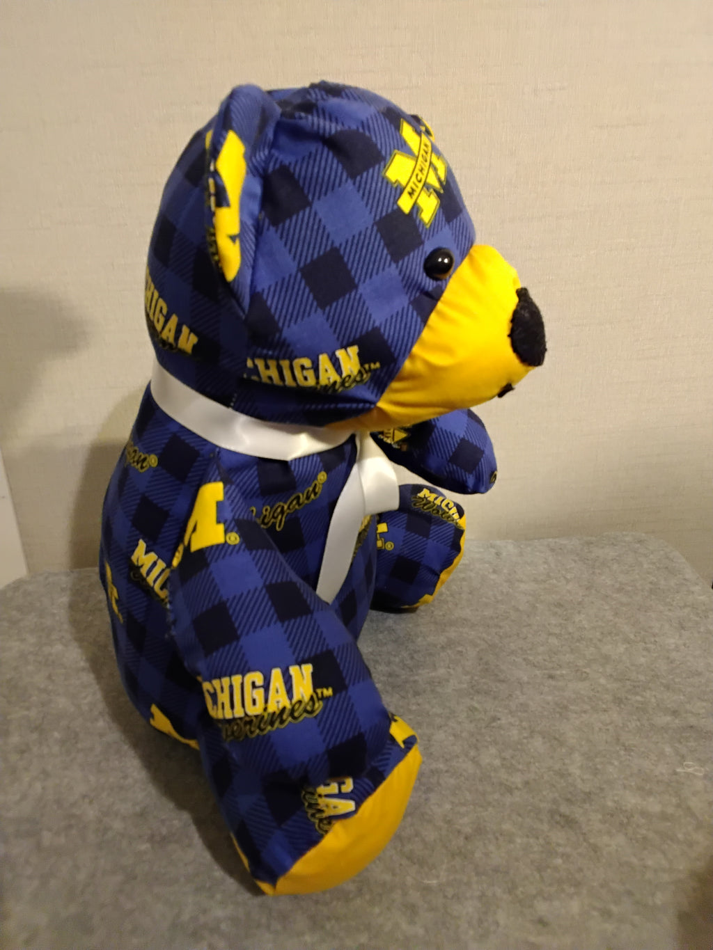 13" U of M print Teddy Bear