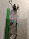 9" Acrylic Water Bottle with customisable design - smile