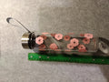 9" Acrylic Water Bottle with customizable design  - flower