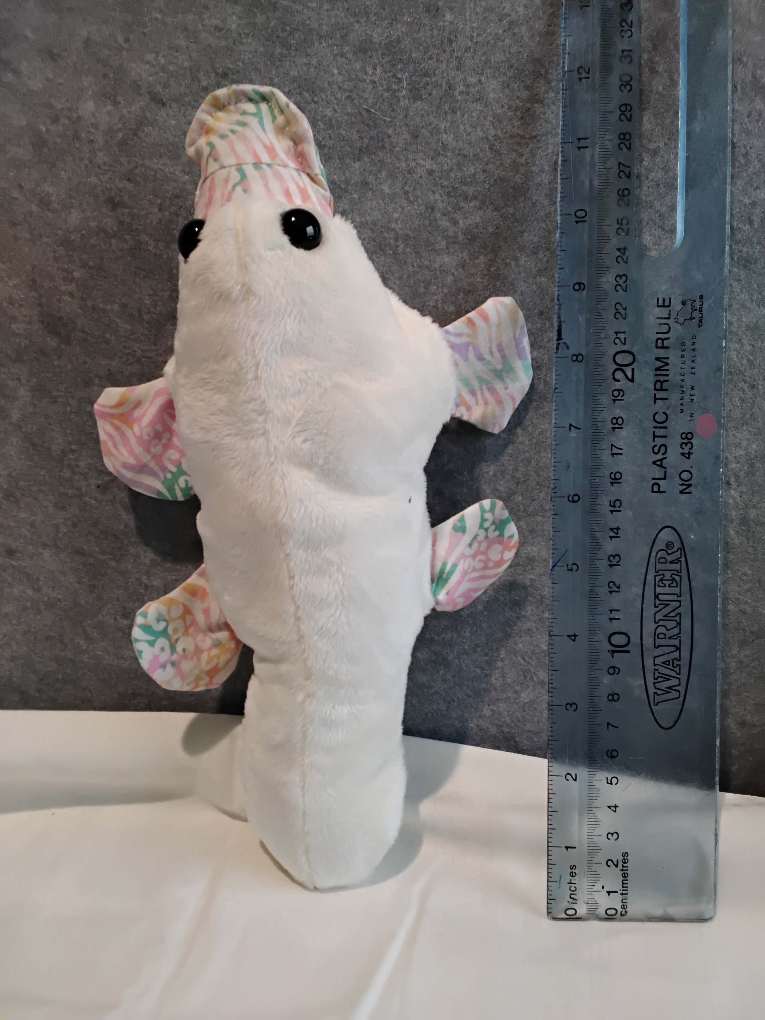 13" Plush Platypus- white
