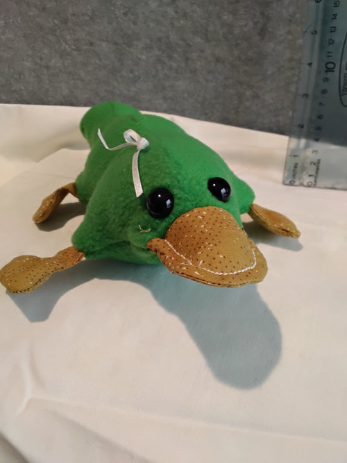 13" Plush Platypus - green
