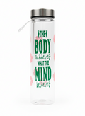 9 Inch custom vinyl acrylic water bottle, now available at Mimi Makes It For You online store.